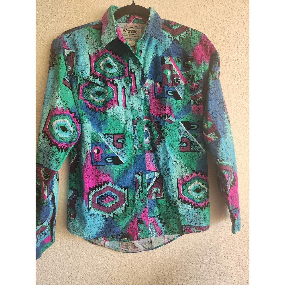 Vintage Wranglers Women Western 80s Shirt s